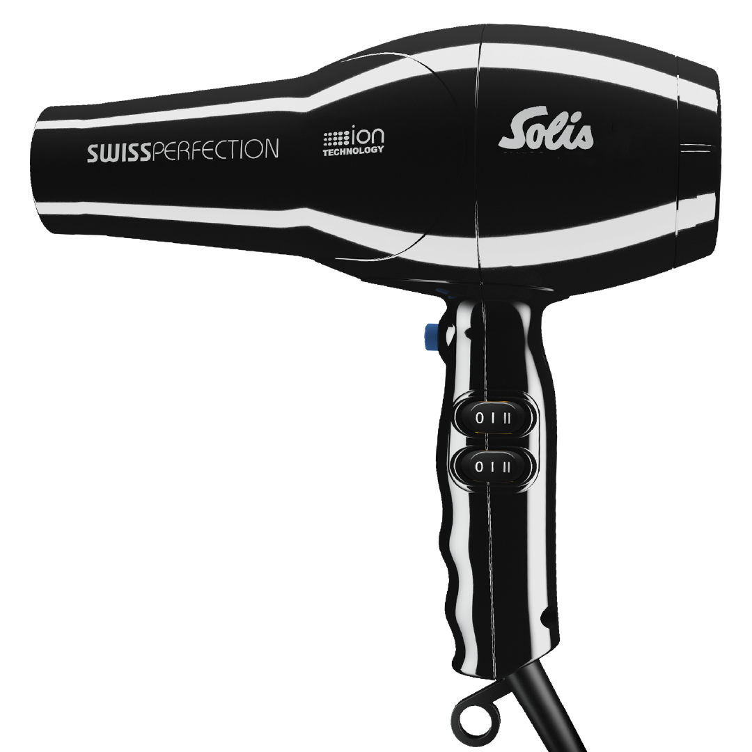 Solis Swiss Perfection (Black) – Salon Hair Dryer – Solis Global