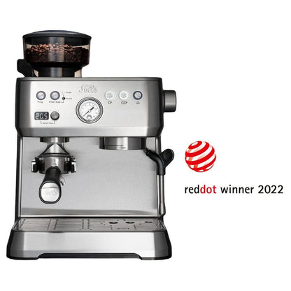 Solis Grind & Infuse Perfetta Espresso Machine (Silver)