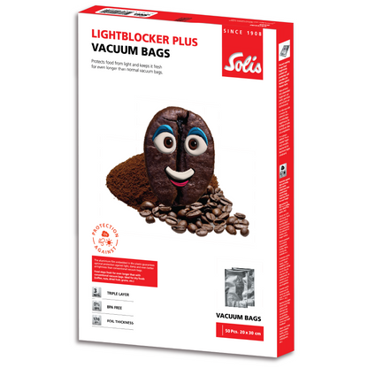 Solis Lightblocker Plus vacuum bags - 20 x 30 cm (50 pieces)