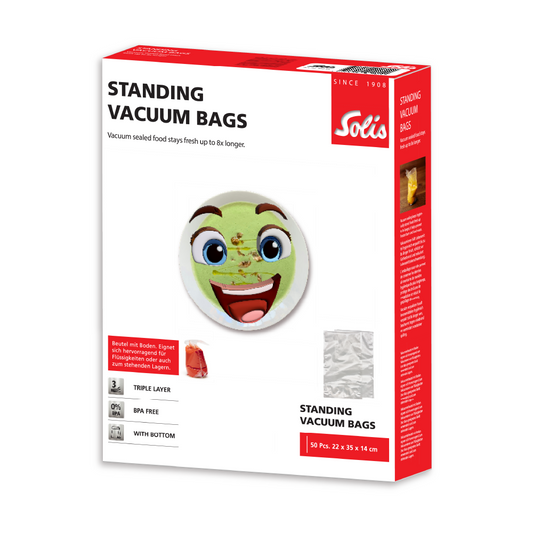 Solis Standing vacuum bags - 22 x 35 x 14 cm (50 pieces)