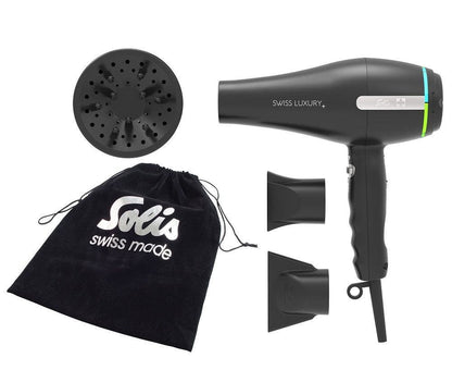 Solis Swiss Luxury Hair Dryer (Black)