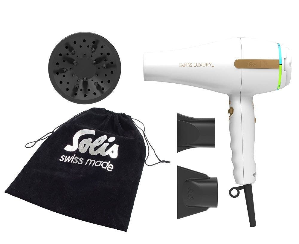 Solis Swiss Luxury Hair Dryer (White)