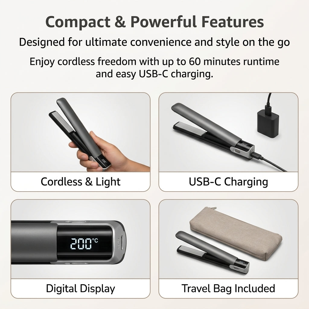 Solis StyleVolution Go – Cordless Hair Styler