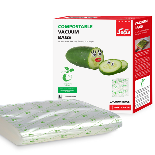 Solis Compostable vacuum bags - 20 x 30 cm (50 pieces)
