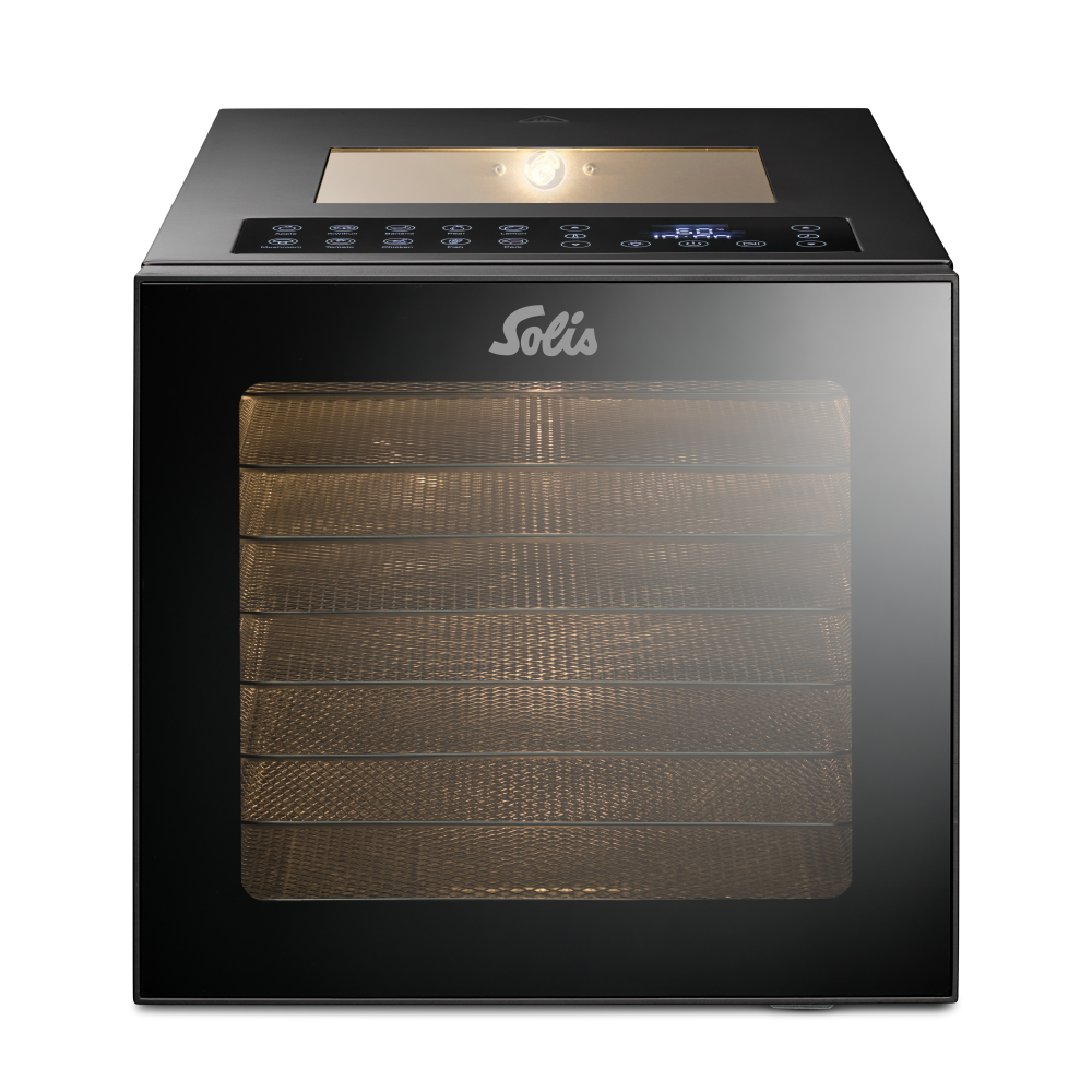 Solis VitaDry Food Dehydrator with interior light on